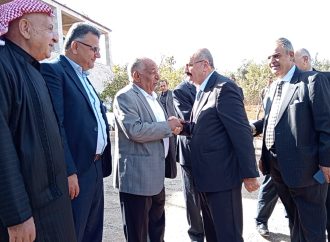 عشائر العواملة تحتفي باللواء محمد باشا العواملة في مدينة السلط