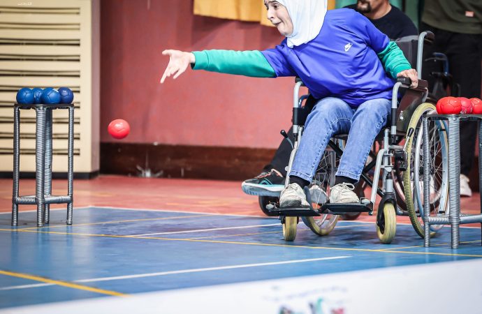اللجنةالبارالمبيةالاردنية تقيم البطولة المفتوحة للبوشيا