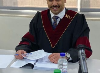 محمد ابودرويش ،مبارك الماجستير في القانون العام بامتياز