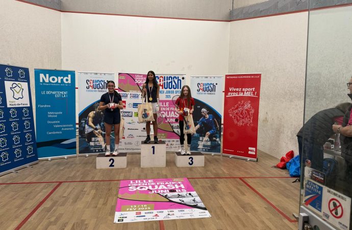 التلاوي تتوج بفضية بطولة فرنسا الدولية للسكواش