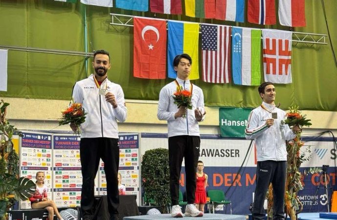 “أبو السعود” يُتوج بفضية كأس العالم للجمباز “جولة كوتبوس”