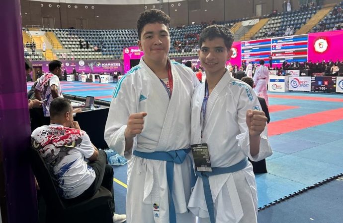 برونزيتان للسعايدة والعمري في الدوري العالمي للكراتيه للناشئين