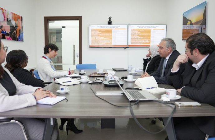 رئيس إقليم البترا يبحث مع مديرة اليونسكو الملفات المشتركة