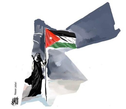 اكثر من 400 صحفي واعلامي اردني يرفضون التهجير ويساندون الملك