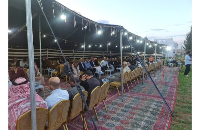 الحاج علي الحربي يقيم مأدبة أفطار كبرى في مادبا