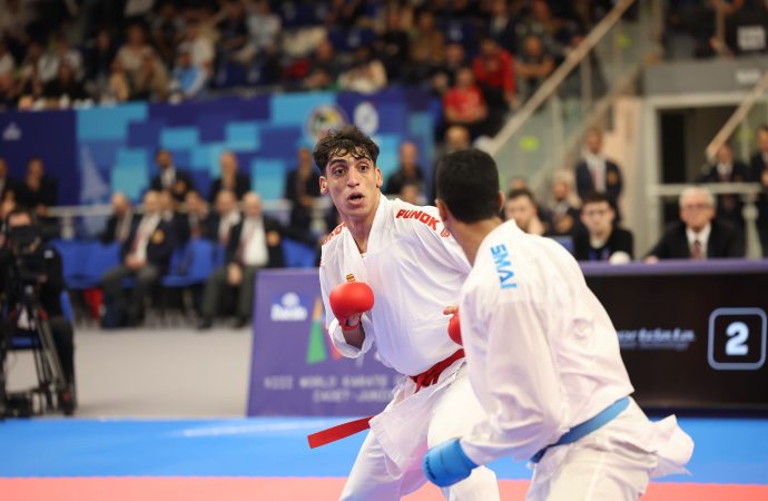 فضية للجعفري في الدوري العالمي للكراتيه “جولة القاهرة”