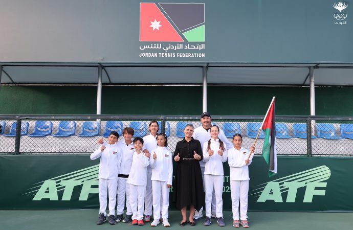 افتتاح بطولة غرب آسيا لمنتخبات التنس تحت ١٢ عاماً