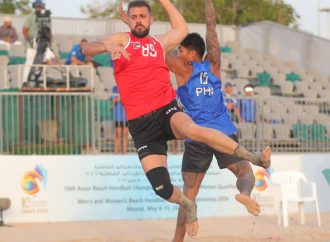 المنتخب الوطني لكرة اليد الشاطئية للرجال يفوز على منتخب الفلبين
