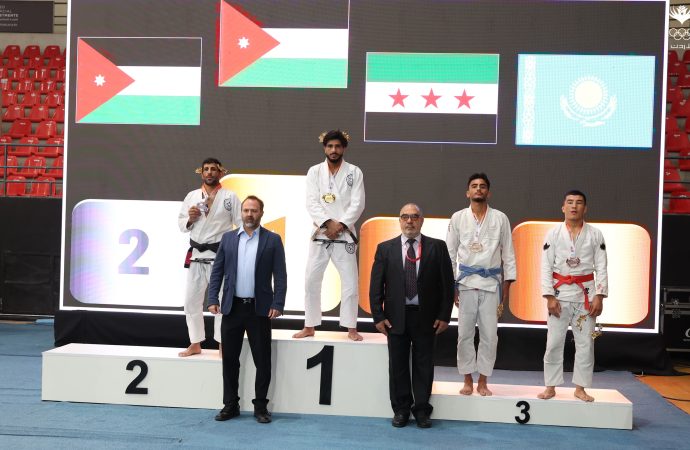 7 ميداليات ملونة جديدة للأردن في بطولة آسيا للجوجيتسو