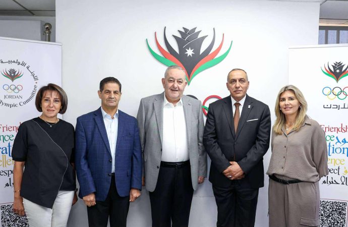 اتفاقية تعاون بن اللجنة الأولمبية الأردنية ورابطة اللاعبين الدوليين الثقافية