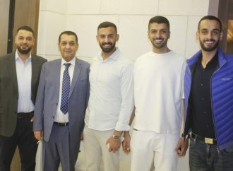 مروان الركيبات يستقبل المهنئين بقدوم حفيده شهم في ديوانه بمنطقة دابوق بعمان…