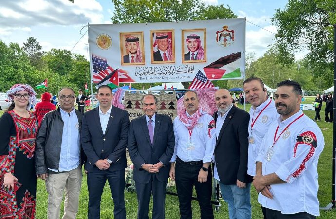 العين الملقي يرعى احتفالًا بعيد الاستقلال للجالية الأردنية في ديترويت الأميركية