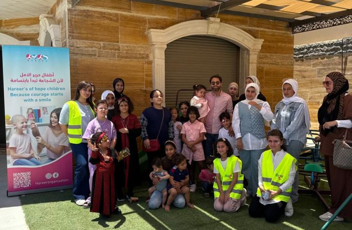 “حرير”… تصنع الفرح لأطفال غزة في يوم ترفيهي استثنائي