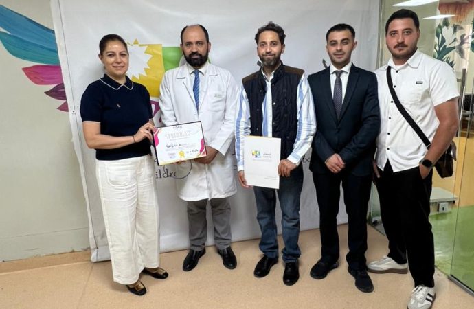 حرير تبدأ تنفيذ مبادراتها الإنسانية في سوريا بزيارة “بسمة” لدعم الأطفال المصابين بالسرطان