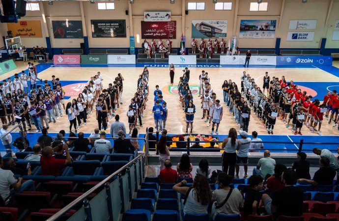 اثارة متواصلة في بطولة الأردن الدولية للفئات العمرية بكرة السلة
