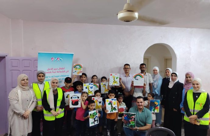 حرير و ثقافة العقبه يطلقان مبادرة “لوحة الأمل”