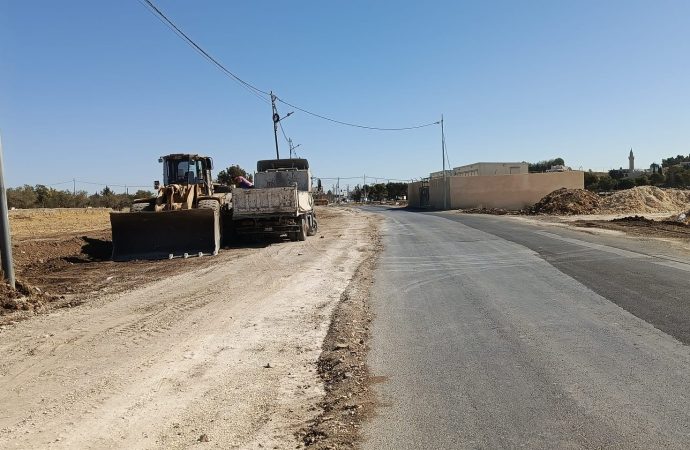 بلدية السلط الكبرى تباشر توسعة شوارع بديلة لمدخل المدينة الرئيسي