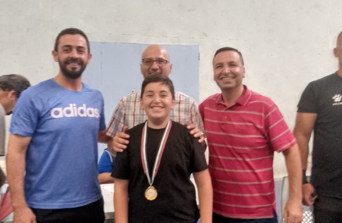 القضماني بطلا لقصبة إربد لكرة الطاوله.