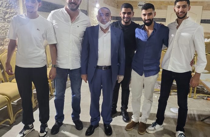 رجل الأعمال ناصر سعيد الركيبات يستقبل المهنئين بنجاح عملية زراعة الكلى