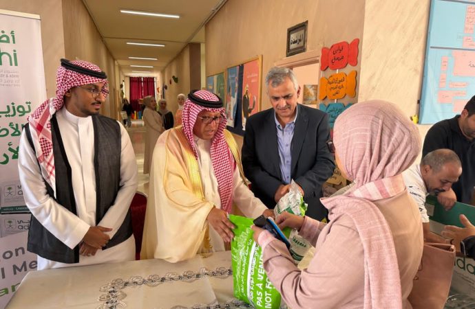 توزيع ٢٠ الف ذبيحة من لحوم الأضاحي السعودية  في الأردن