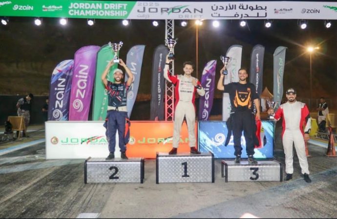 عبدالله حمادة يحصد المركز الثاني في بطولة “دريفت الأردن”