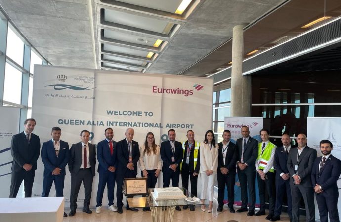 يروونجز Eurowings تبدأ تسيير رحلاتها من شتوتغارت إلى عمّان