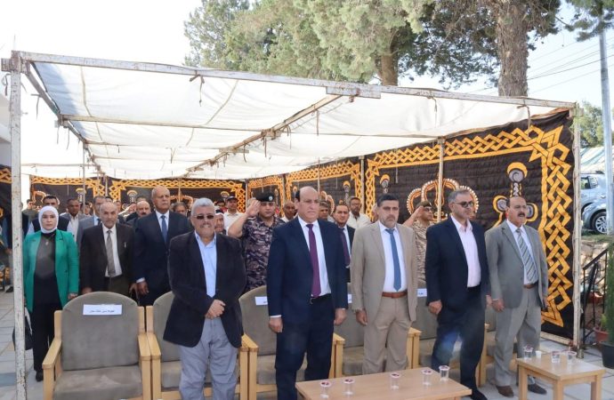 مدير عام المركز الوطني للبحوث الزراعية يفتتح المعرض الزراعي المتنوع في الشوبك