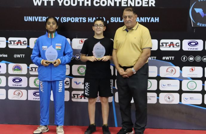 راكان الزعبي يتألق بثلاث ميداليات ملوّنة في بطولة السليمانية الدولية للشباب