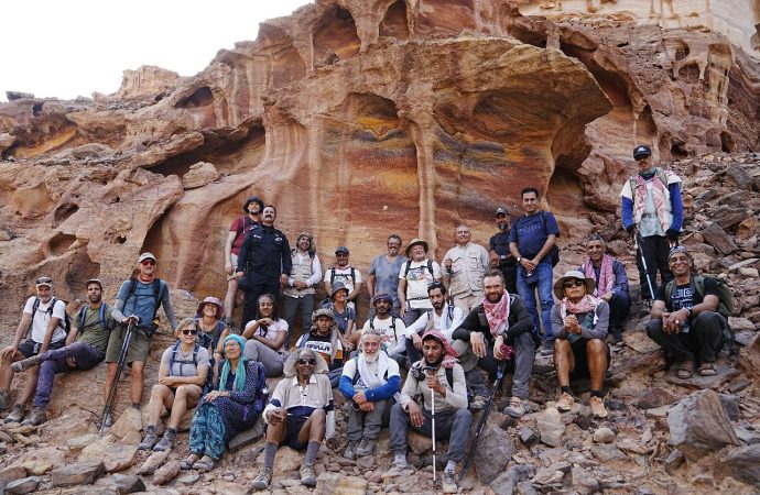 البريزات يشارك في مسار درب الأردن بين وادي قصيب والوادي الملون ووادي أحيمر جنوب غرب البترا