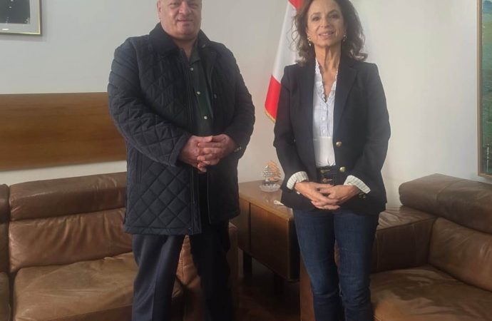 سماوي يلتقي سلامة ولحود ويبحثان سبل التوأمة بين مهرجان جرش والمهرجانات اللبنانية