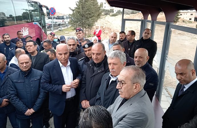 إطلاق مسار الباص السريع بين عمّان والسلط