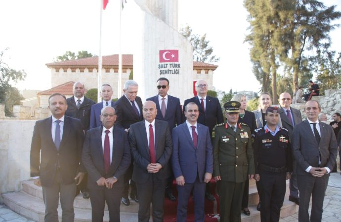 إحياء ذكرى الشهداء الأتراك في مدينة السلط