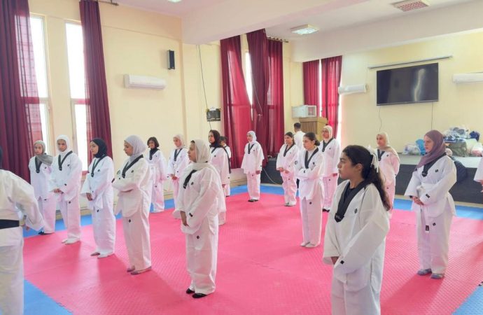 انطلاق برامج الرسم وتهديب الشماغ والتايكوندو في مديرية شباب مأدبا.