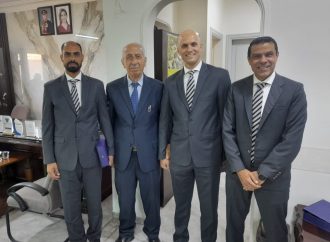 الفرواتي يتوسط طاقم الحكام الأردني المشارك في كأس العالم 2026