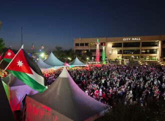 آلاف الجماهير بحفل صوت الأردن عمر العبداللات في مدينة دالاس