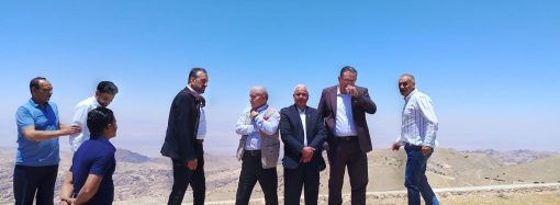 مدير عام الأرصاد يتفقد موقع مشروع الرادار الجوي المتطور في الهيشة بالشوبك