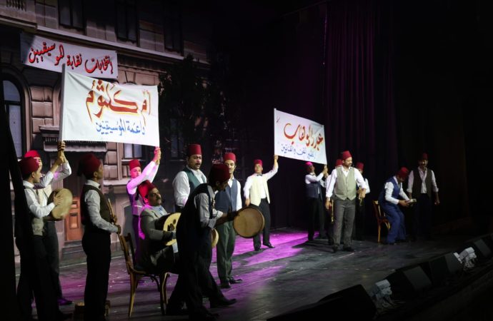 مسرحية “أمّ كلثوم ” تعيد جمهور جرش الى الزمن الجميل في دورته الـ40