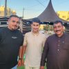أبناء المرحوم حامد أبو ركبة يستقبلون المهنئين بشفاء ابن شقيقهم عبدالله محمود في مادبا